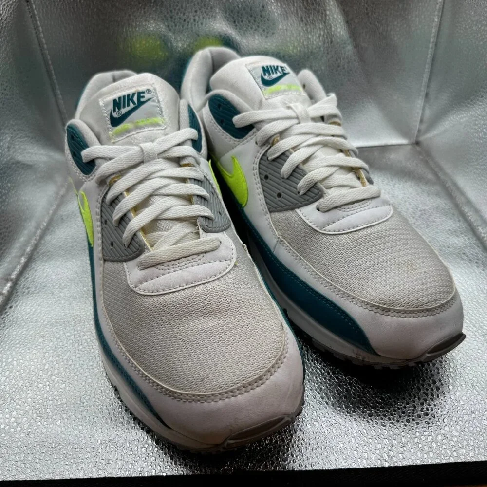 Size 14‎ Nike Air Max III Mens Spruce Hot Lime White Running Shoes CZ2908-100
